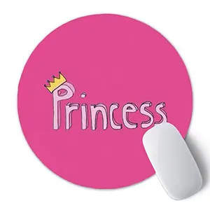 Christmas Vibes Printed Anti Skid Round Mouse Pad for Desktop Computer PCs and Laptops (Pack of 1) Gaming Mouse Pad Round Mousepad RMP161