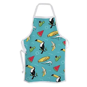 Christmas Vibes Cotton Kitchen Apron - 1 pc Printed Apron Quirky Apron Funny Apron Gifts for Cook Gift for Chef Gift for Wife Gift for mom AP00131