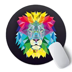 Christmas Vibes Printed Anti Skid Round Mouse Pad for Desktop Computer PCs and Laptops (Pack of 1) Gaming Mouse Pad Round Mousepad RMP120