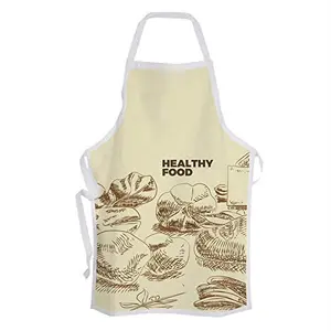 Christmas Vibes Cotton Kitchen Apron - 1 pc Printed Apron Quirky Apron Funny Apron Gifts for Cook Gift for Chef Gift for Wife Gift for mom AP00101