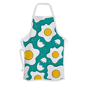 Christmas Vibes Cotton Kitchen Apron - 1 pc Printed Apron Quirky Apron Funny Apron Gifts for Cook Gift for Chef Gift for Wife Gift for mom AP00095