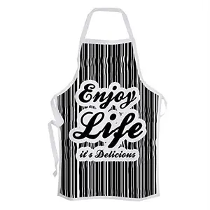 Christmas Vibes Cotton Kitchen Apron - 1 pc Printed Apron Quirky Apron Funny Apron Gifts for Cook Gift for Chef Gift for Wife Gift for mom AP00150