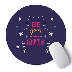 Christmas Vibes Printed Anti Skid Round Mouse Pad for Desktop Computer PCs and Laptops (Pack of 1) Gaming Mouse Pad Round Mousepad RMP111