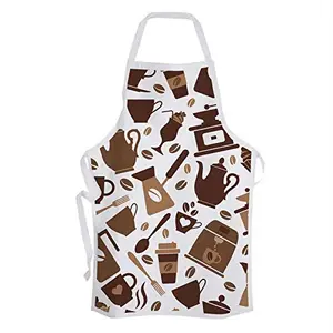 Christmas Vibes Cotton Kitchen Apron - 1 pc Printed Apron Quirky Apron Funny Apron Gifts for Cook Gift for Chef Gift for Wife Gift for mom AP00092