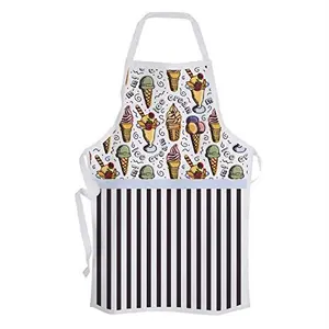Christmas Vibes Cotton Kitchen Apron - 1 pc Printed Apron Quirky Apron Funny Apron Gifts for Cook Gift for Chef Gift for Wife Gift for mom AP00089