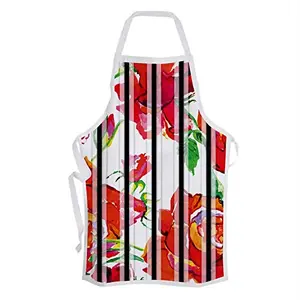 Christmas Vibes Cotton Kitchen Apron - 1 pc Printed Apron Quirky Apron Funny Apron Gifts for Cook Gift for Chef Gift for Wife Gift for mom AP00153