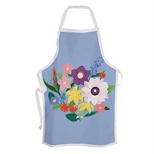Christmas Vibes Cotton Kitchen Apron - 1 pc Printed Apron Quirky Apron Funny Apron Gifts for Cook Gift for Chef Gift for Wife Gift for mom AP00140