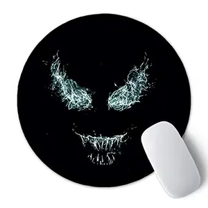 Christmas Vibes Printed Anti Skid Round Mouse Pad for Desktop Computer PCs and Laptops (Pack of 1) Gaming Mouse Pad Round Mousepad RMP155