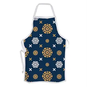 Christmas Vibes Cotton Kitchen Apron - 1 pc Printed Apron Quirky Apron Funny Apron Gifts for Cook Gift for Chef Gift for Wife Gift for mom AP00138