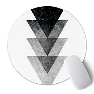 Christmas Vibes Printed Anti Skid Round Mouse Pad for Desktop Computer PCs and Laptops (Pack of 1) Gaming Mouse Pad Round Mousepad RMP246
