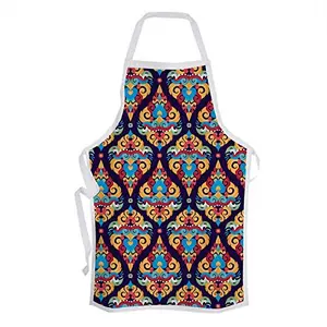Christmas Vibes Cotton Kitchen Apron - 1 pc Printed Apron Quirky Apron Funny Apron Gifts for Cook Gift for Chef Gift for Wife Gift for mom AP00137