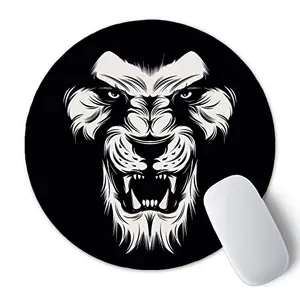 Christmas Vibes Printed Anti Skid Round Mouse Pad for Desktop Computer PCs and Laptops (Pack of 1) Gaming Mouse Pad Round Mousepad RMP268