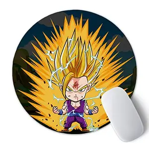 Christmas Vibes Printed Anti Skid Round Mouse Pad for Desktop Computer PCs and Laptops (Pack of 1) Gaming Mouse Pad Round Mousepad RMP265