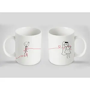 Christmas Vibes Couple Mug - (2 pc) Gift for Couples