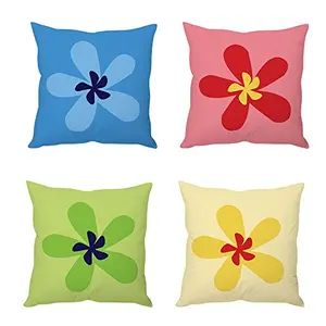 Christmas Vibes Floral Cushion Covers(4 Pieces)