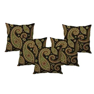 Christmas Vibes Designer Floral Cushion Covers (5 Pieces)