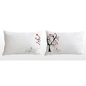 Christmas Vibes Designer Couple Pillow Covers (2 Pieces)