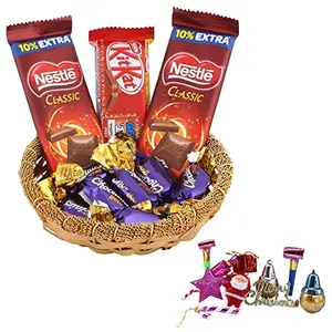 Nestle Chocolates Gift Hamper | Premium Chistmas Chocolate Gift & Christmas Kit | Christmas Chocolate Gift Hamper | 316