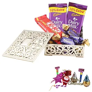 Dairy Milk & Nestle Chocolate Gift Box | Premium Chistmas Chocolate Gift & Christmas Kit | Christmas Chocolate Gift Hamper | 215