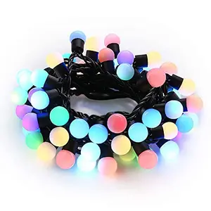 Christmas Vibes 28 LED Colorful Color Changing Home Decorative Bulb Fairy String Lights with EU Plug for Diwali Christmas Lights for Decoration for Home