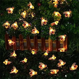 Christmas Vibes bee Shape Warm White String 16 LED Lights for Christmas Diwali Festival Decoration Party Decoration Light/Lights