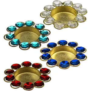 Festive Vibes Diwali Diya Lights Candle Holder Home Decoration Items for Gifts Set of Any 2 Pc