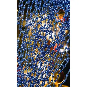 Christmas Vibes 10 Pcs Blue Beads Pearl Chain for Christmas Decoration Blue Color Beaded Chain Garlands Merry Christmas Ribbon for X mas Christmas Tree Decoration Hanging Ornaments' | New Year Party