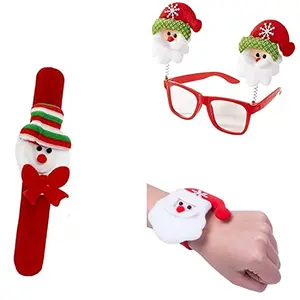 Christmas Vibes Christmas Accessories for Kids Party Decoration Festival Fun (Hand Band Goggles)