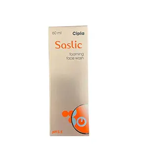 Cipla Pharma Saslic Foaming Face Wash 60ml (Pack of 1)