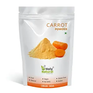 Holy Natural Carrot Powder 400gm Spray Dried Powder Rich immune booster Make for juice smoothie soup Healthy carrot powder for Healthy life.