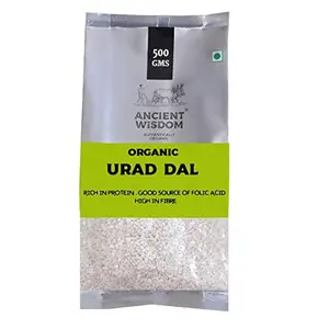 Ancient Wisdom Organic Urad Dal (Split White Gram) 500 GMS