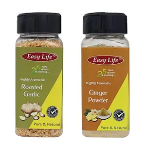 Easy Life Combo of Garlic 80g & Ginger Powder 65g