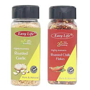 Easy Life Roasted Garlic 80g and Roasted Chilli Flakes 50g