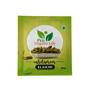 Pro Organic Life Cardamom 50 Grams