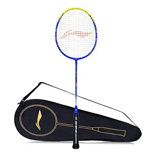 Li-Ning G-Force 3600 Superlite Carbon Fibre Strung Badminton Racket (Blue Yellow G4 - 4 1/2 inches).