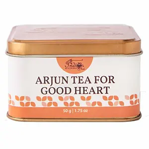 The Indian Chai - Arjun Tea For Good Heart 50G With Arjun Bark Ashwagandha Bhahmi Shankhpushpi 50 grams