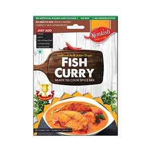Nimkish Fish Curry Masala 40g Ready to Cook Spice Mix Machhli Gravy Masala