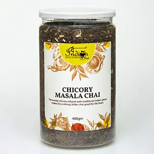 The Indian Chai - Chicory Masala Chai 400g Blended with Dalchini Elaichi Gold Mirch Loung Sonth and Jayfal Caffeine Free