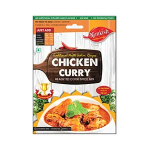 Nimkish Chicken Curry Masala 60g (Pack of 2 30g each) Ready to Cook Spice Mix Quick & Tasty Meals
