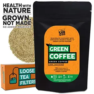 The Tea Trove Green Coffee Beans Powder for Weight Loss(100 Gm50 Cups)