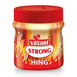 VASANT Masala Strong Asafoetida | Strong Hing | Indian Spices & Masala | Asafoetida | Hing Powder | Hing | Vegetarian | Edible Gum | Wheat Floor | 100 gm
