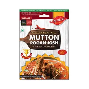 Nimkish Mutton Rogan Josh Masala 60g (Pack of 2 30g each) Easy Cooking Ready to Cook Spice Mix