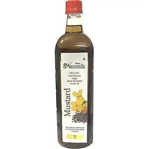Kachi Ghani Mustard Oil (Virgin Cold Pressed) - 915 ML (30.93 OZ) - Organic Certified