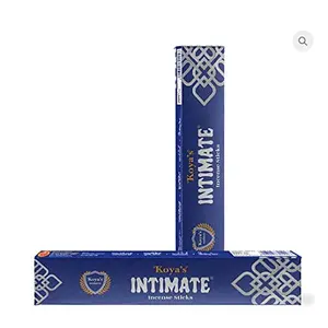 koya's Intimate India Temple Incense Sticks/Natural Fragrance 100 Sticks - Choose The Scent and Use It at Home or Workplace