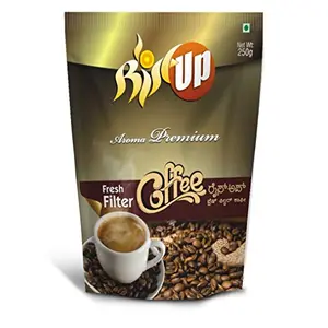 Aroma Premium Fresh Filter Coffee Powder 250 gm (8.81 OZ) By RiseUp