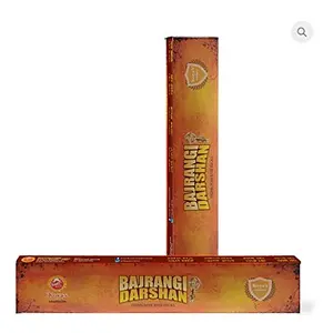 koya's Bajrangi Darshan India Temple Incense Sticks/Natural Fragrance 100gm - Choose The Scent and Use It at Home or Workplace