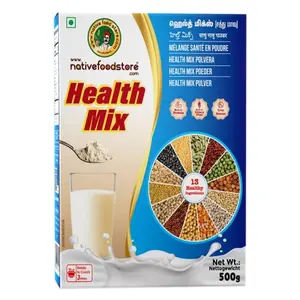 Nativefoodstore Millet Health Mix - 500gms 100% Natural Health Mix Healthy Wholesome Food NO Synthetic Colours