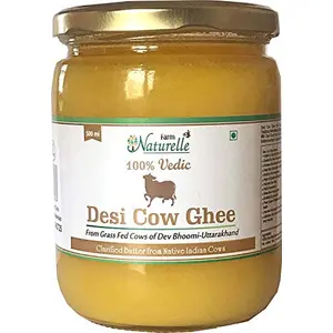 Desi Cow Ghee - 100% Pure From A2 Milk -500 ML (16.90 OZ)