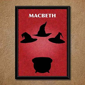 Unique Indian Craft Handmade Macbeth Wall Poster Laminated (Without Frame)