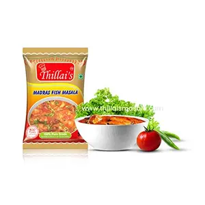 Thillais Masala Fish Curry Masala Powder (Madras Fish Masala) 50 Gm 100% Natural Spices
